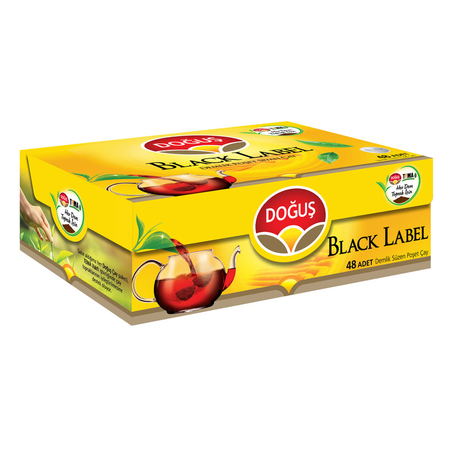 Doğuş BLACK LABEL DEMLİK poşet çay 48li