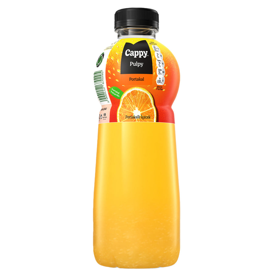 Cappy Pulpy Portakal Parçacıklı Pet 1L