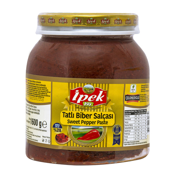 İpek Tatlı Biber Salçası 1600g