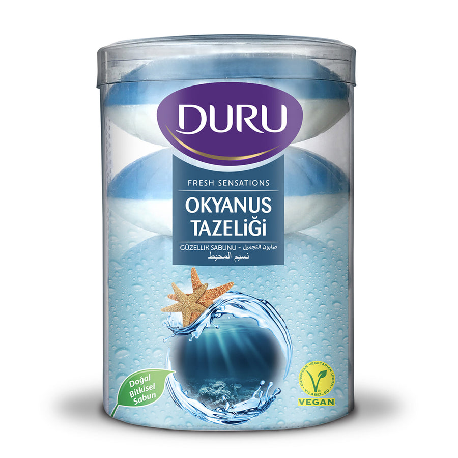 Duru Güzellik Sabunu Okyanus Tazeliği 4x100