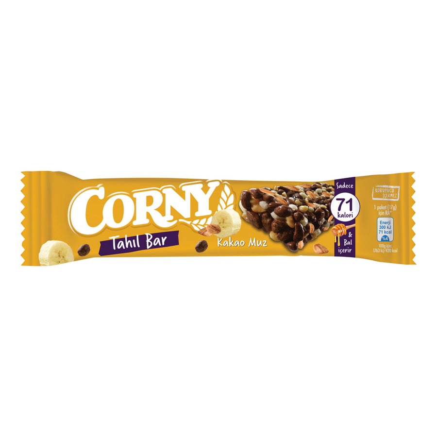 Corny Kakao Muz Tahıl Bar 17gr