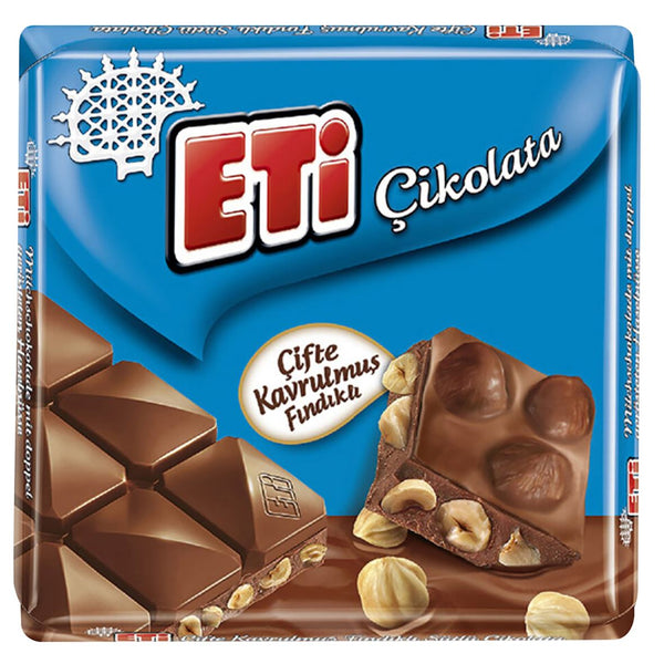 Eti Çikolata Çifte Kavrulmuş Fındıklı 60 g