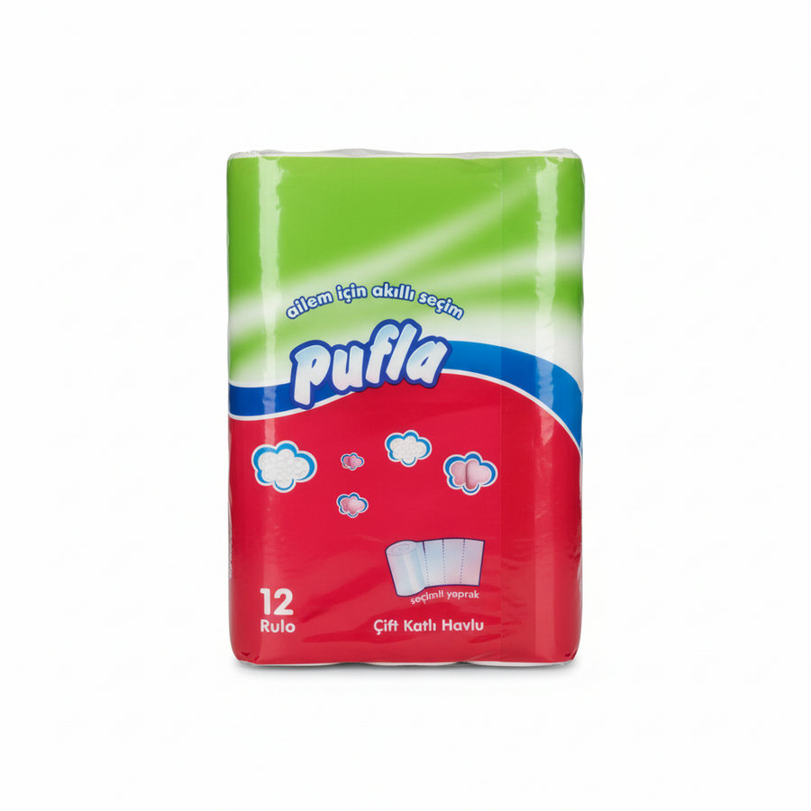 Pufla Tuvalet Kağıdı 12 Rulo