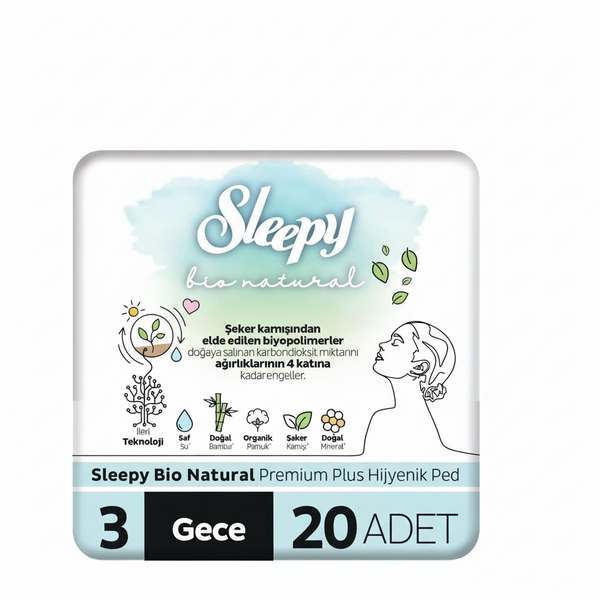 Sleepy Kadın Pedi Ekonomik Gece 20AD
