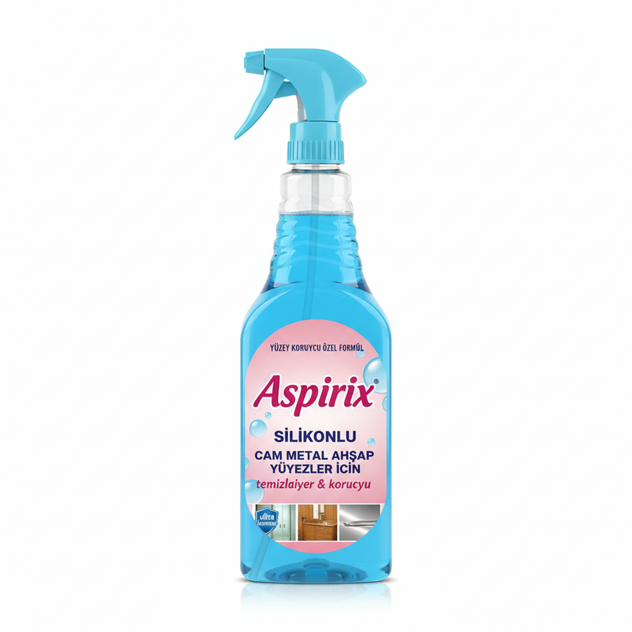 Aspirix Silikonlu Cam Temizleyici 750ml