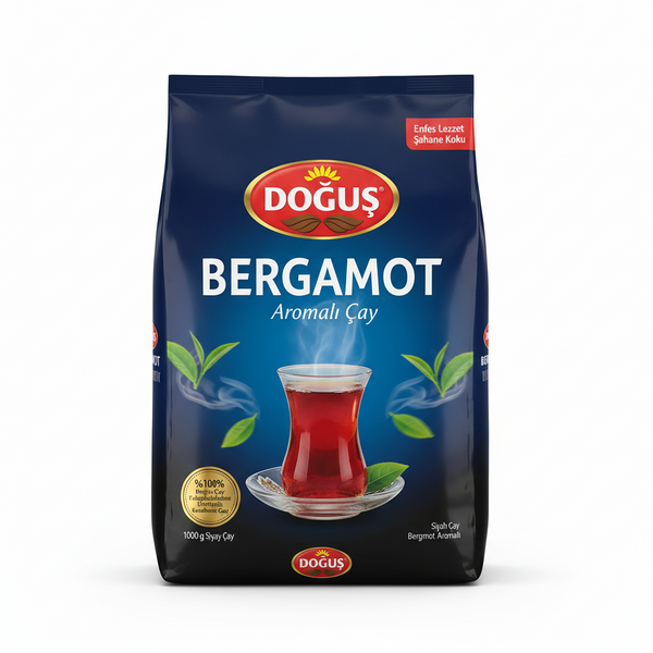 Doğuş Bergamot Aromalı Siyah Çay 1000 Gr