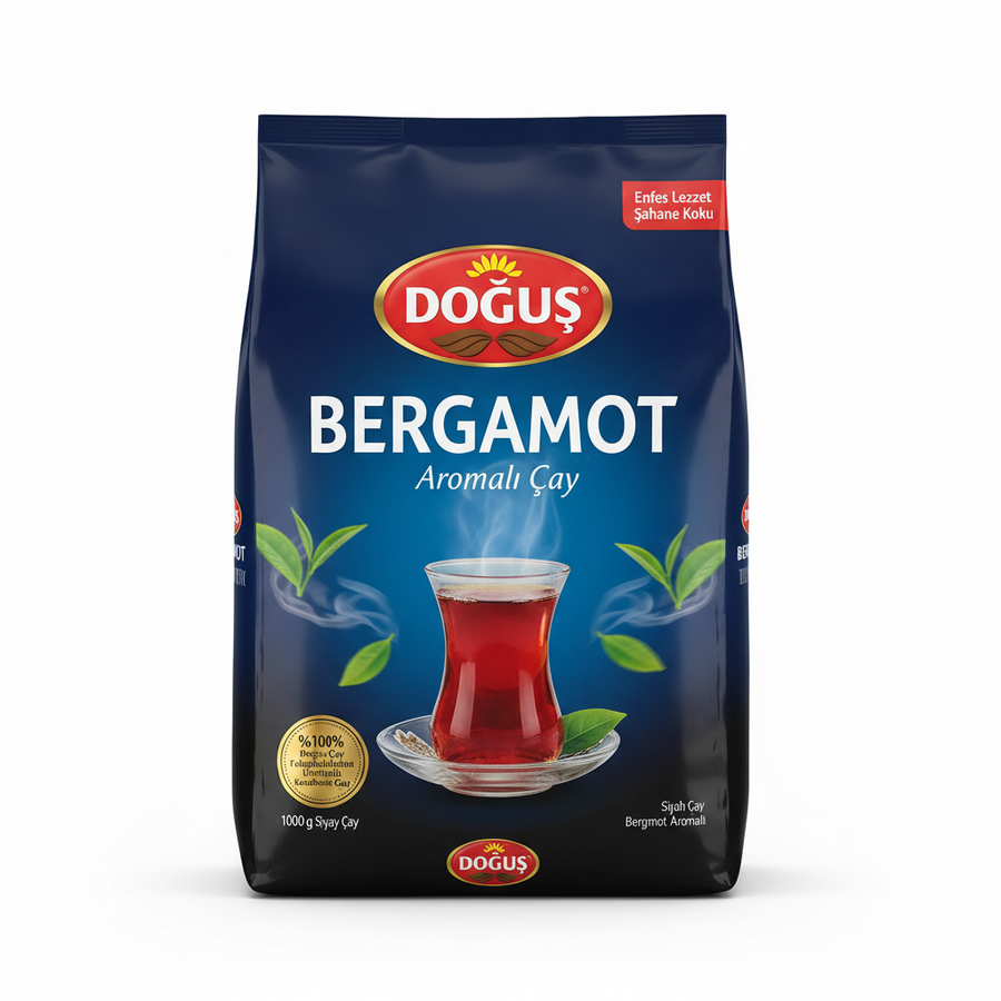 Doğuş Bergamot Aromalı Siyah Çay 1000 Gr