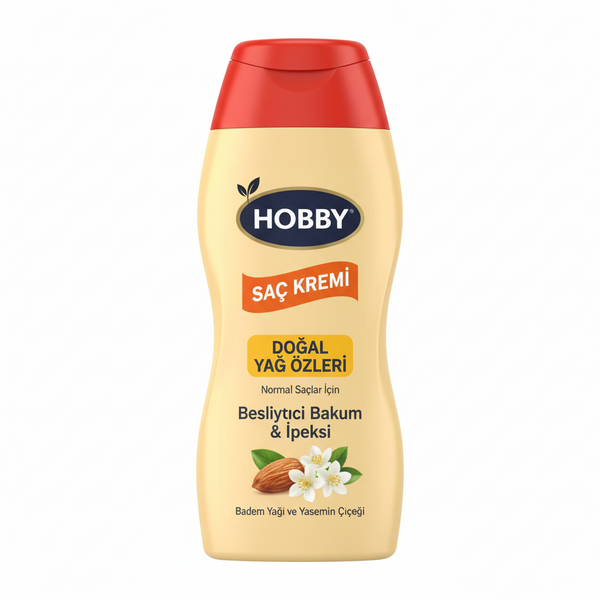 Hobby Saç Kremi Besleyici Bakım İpeksi Badem Y. Yasemin Ç. 600ml