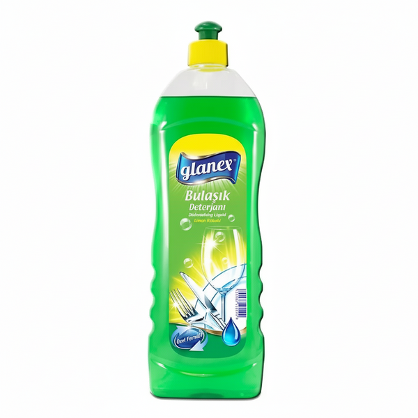 Glanex Sıvı Bulaşık Detarjanı Limon Kokulu (yeşil)  750ML