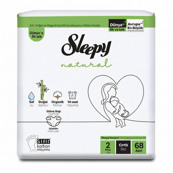 Sleepy Bio Natr. Çocuk Bezi 2 Numara