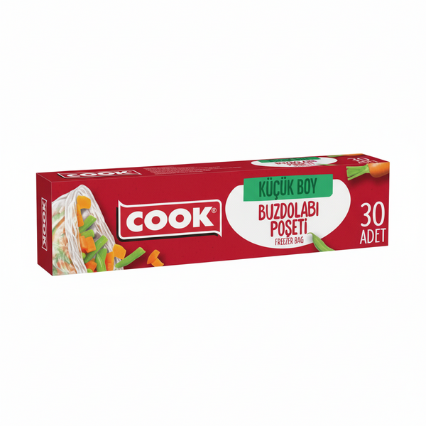 Cook Buzdolabı Poşeti Küçük Boy 30ad 20X30