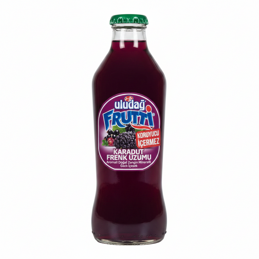 Uludağ Frutti Karadut Aromalı Maden Suyu 20CL