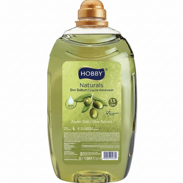 Hobby Sıvı Sabun Zeytinyağlı 1,5 lt.