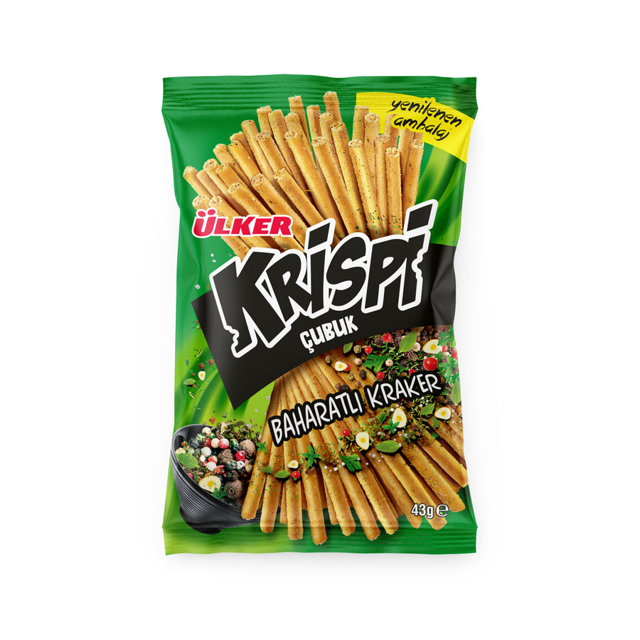 Ülker Krispi Çubuk Kraker baharatlı 43gr