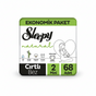 Sleepy Natural 2 li Jumbo 2 Numara Yeşil 68 Adet