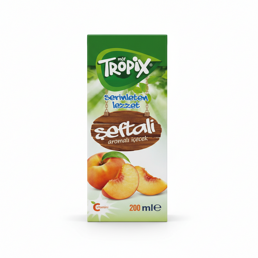 Tropix Şeftali Meyve Suyu 200ml