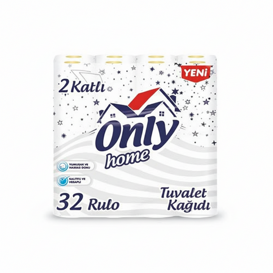Only Home Tuvalet Kağıdı 2 Katlı 32 Rulo