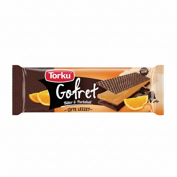 Torku Bitter Portakal Gofret Büyük 142gr