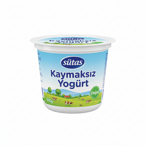 Sütaş Kaymaksız Yoğurt 500gr