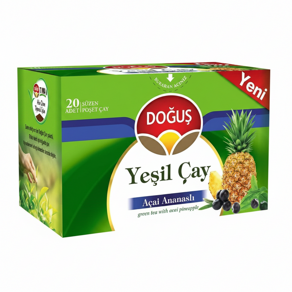 Doğuş Yeşil Çay (Açai.Ananas) Bitki Çayı 20ad