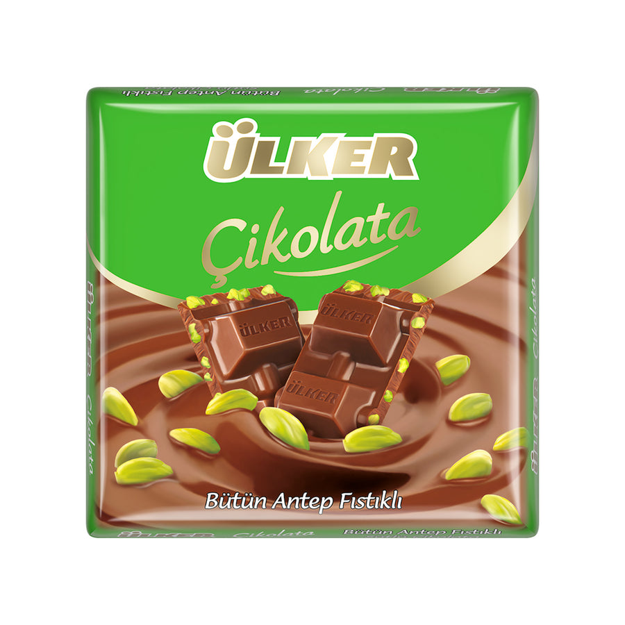 Ülker Çikolata Antep Fıstıklı Kare 65 gr