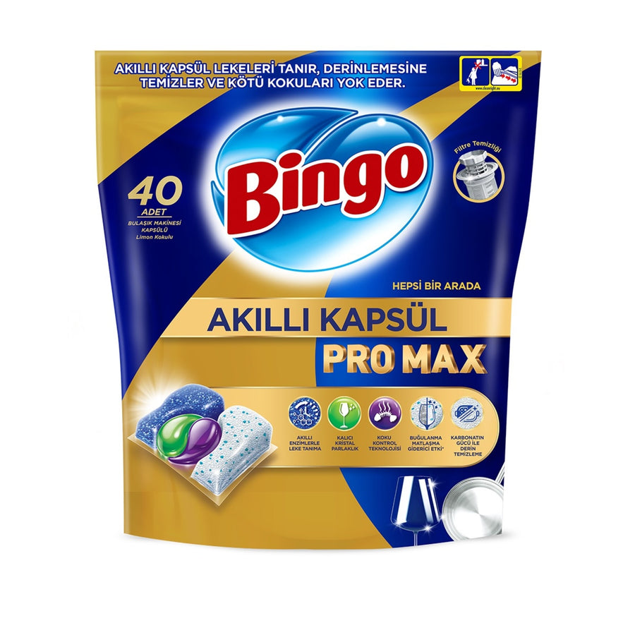 Bingo Bulaşık Tableti Pro Max 40 lı