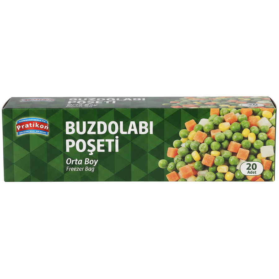 Pratikon Buzdolabı Poşeti Orta Boy 20li