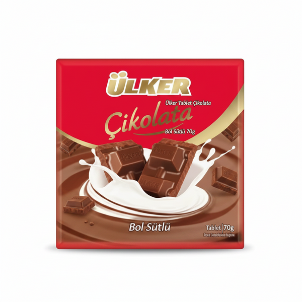 Ülker Tablet Çikolata Sütlü 70 gr