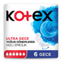 Kotex Ultra Kanatlı Gece 6 Adet