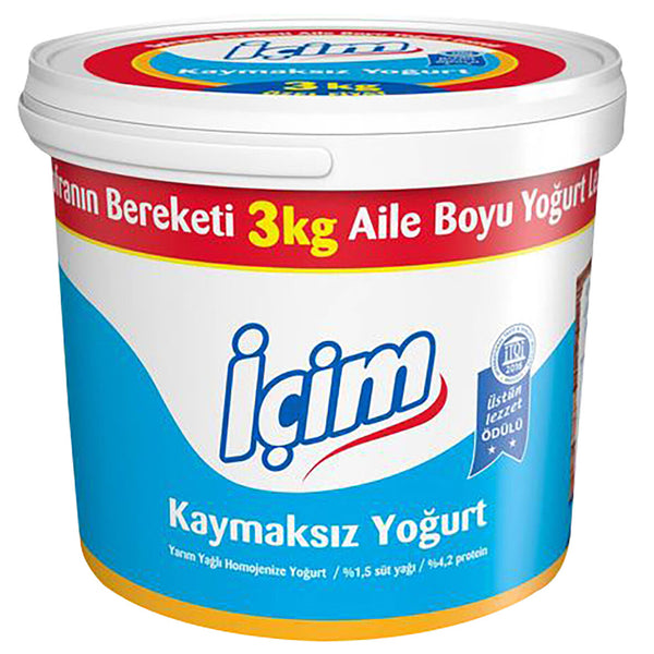 İçim Yoğurt Yarım Yağlı 3kg