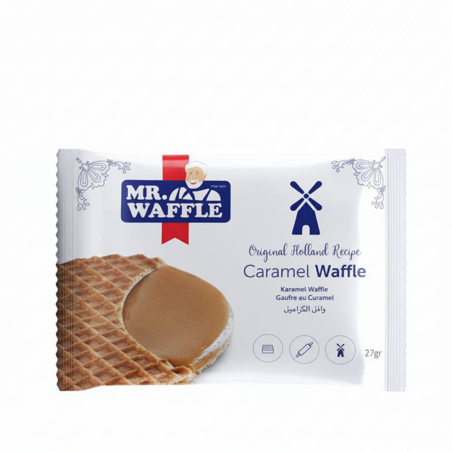 Mr.Waffle Sütlü Çikolata Kremalı 27gr.