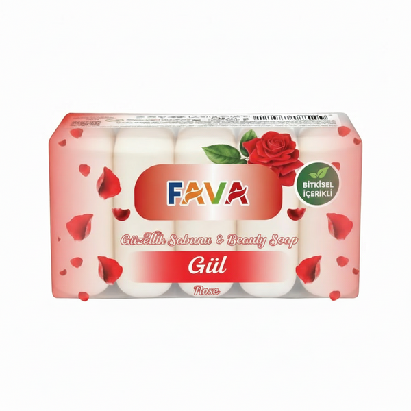 FAVA GÜZELLİK SABUNU GÜL 5AD 275 GR