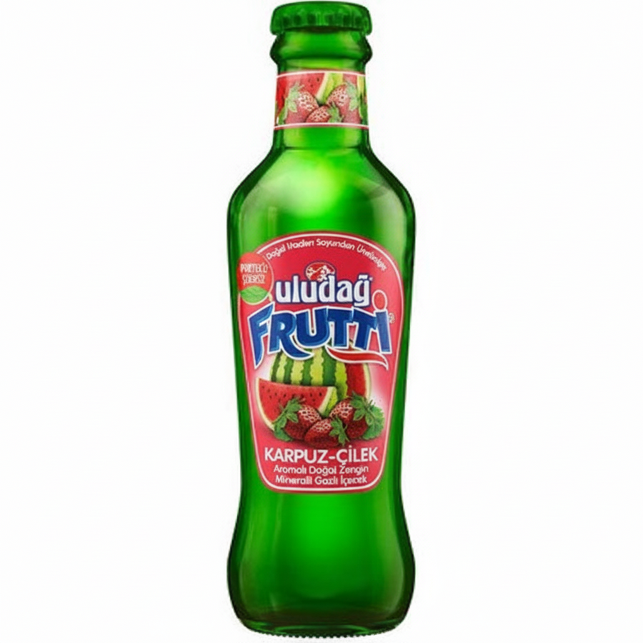 Uludağ Frutti Karpuz Çilek Aromalı Maden Suyu 200CL