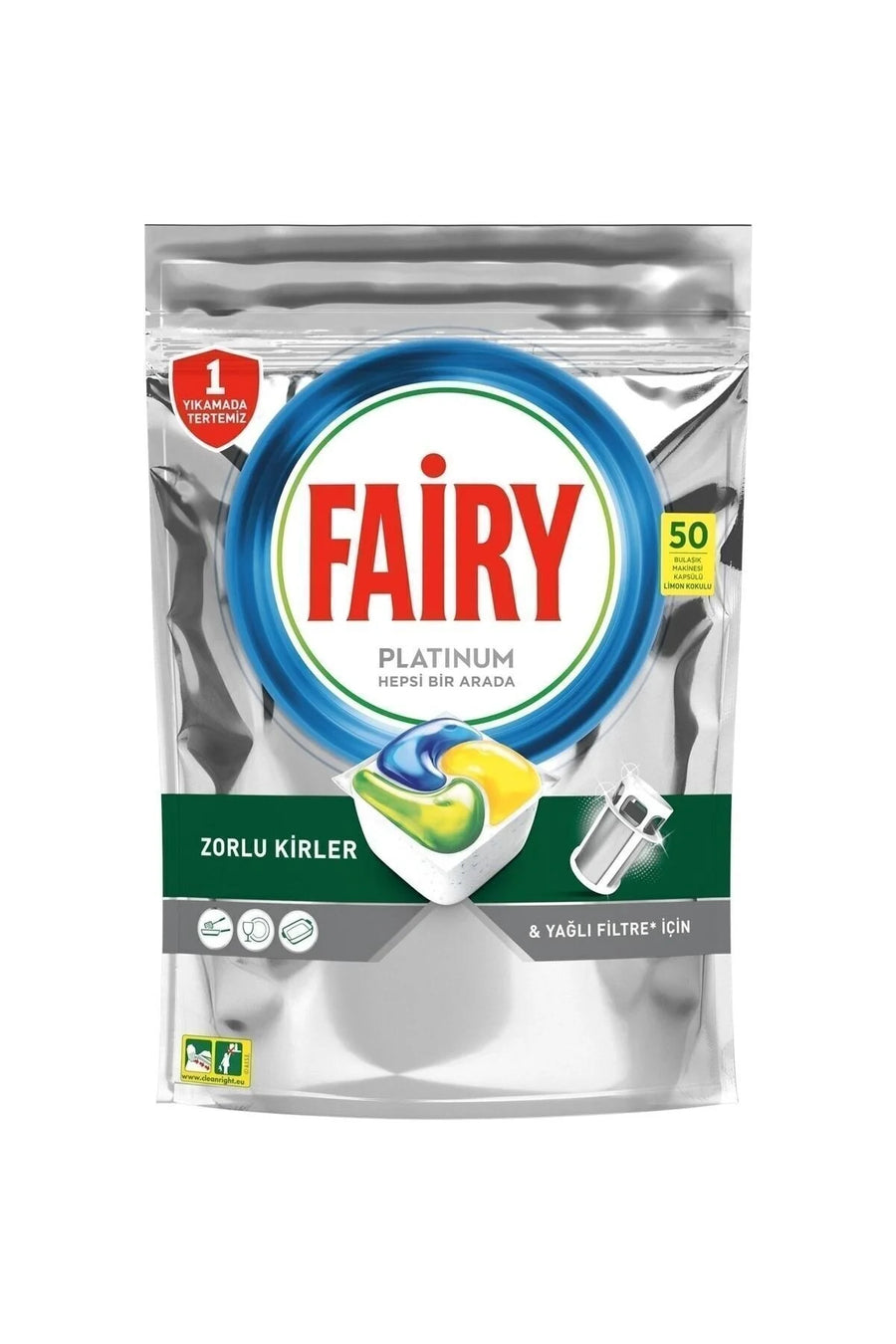Fairy Bulaşık Makinası Tableti  Platinum 50 ad