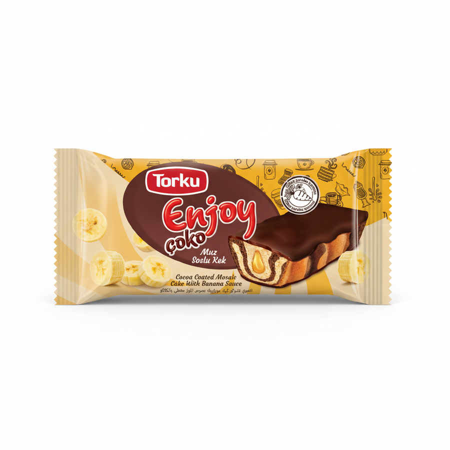 Torku Enjoy Muz Soslu  Kek 55gr