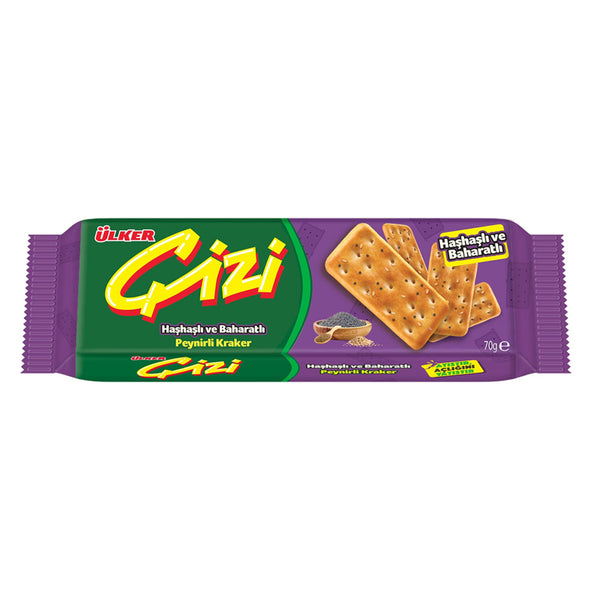Ülker Çizi Haşhaşlı ve Baharatlı 70 gr