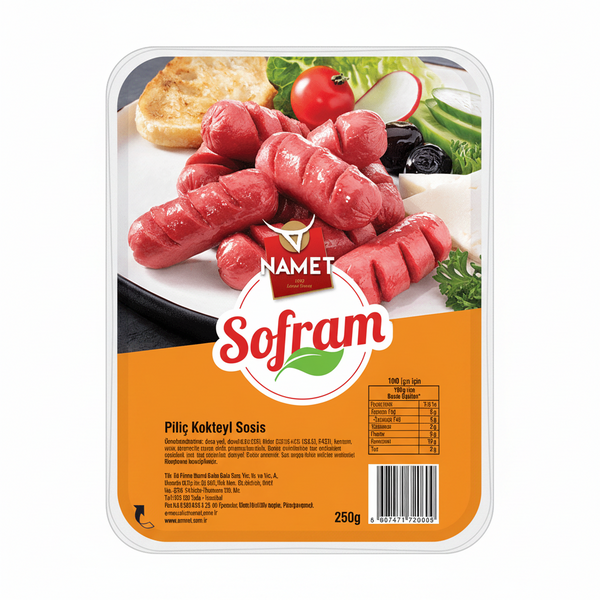 Namet Sofram Piliç Kokteyl Sosis 250 g