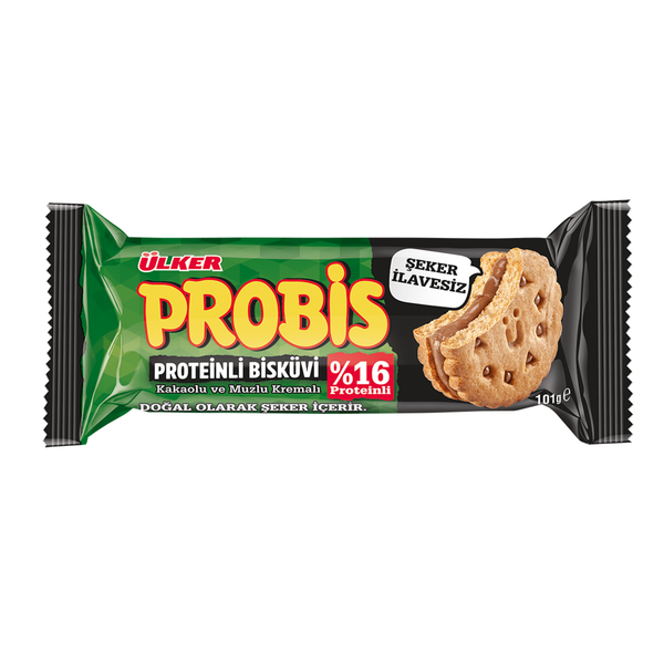 Ülker Probis Bisküvi Şekersiz 101Gr