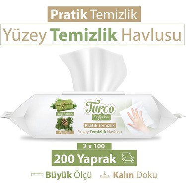 Baby Turco Yüzey Temizlik Havlusu Lotus 12x100