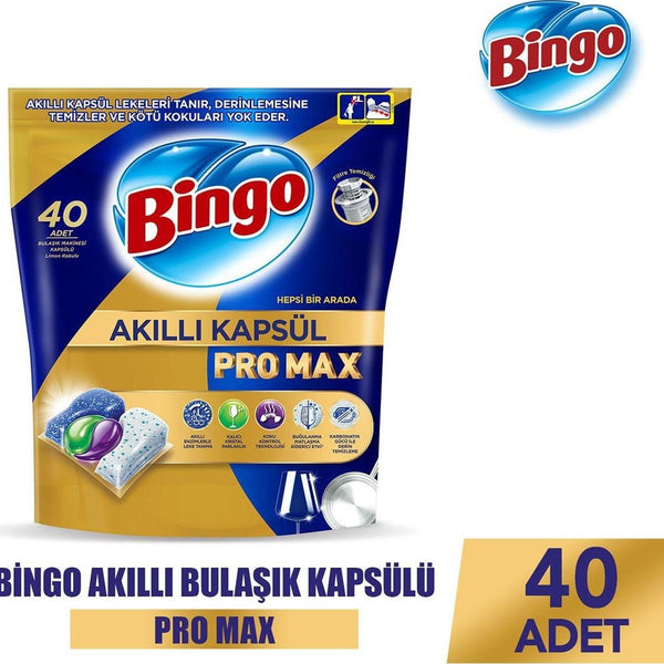 Bingo Bulaşık Tableti Pro Max 40 lı
