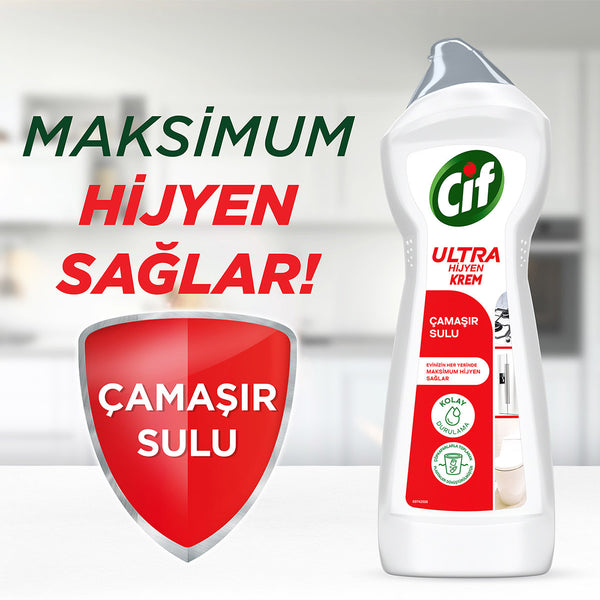 Cif Krem Çamaşır Suyu Katkılı 500ml