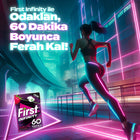First İnfinity 60 Dakika Çilek-Lime Aromalı Sakız